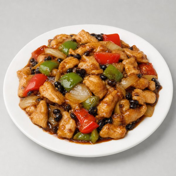 Chicken w. Black Bean Sauce — Peking Garden Asian Cuisine Youngsville