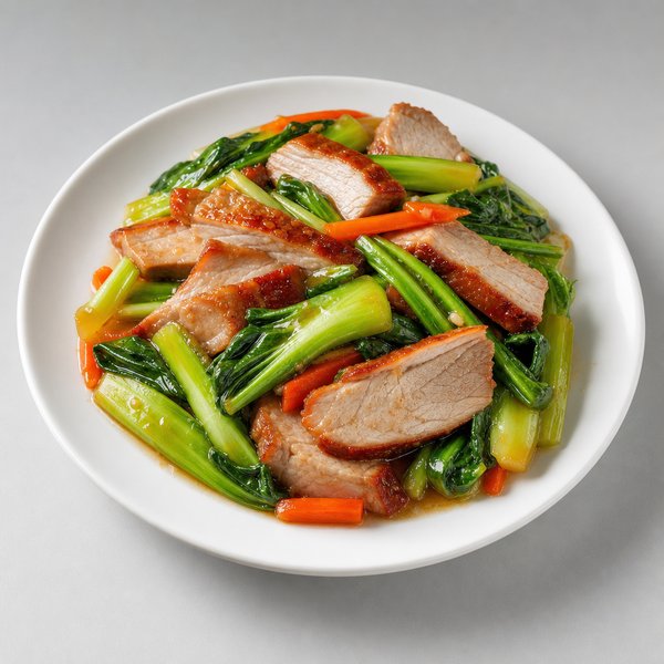 Roast Pork w. Chinese Veg — Peking Garden Asian Cuisine Youngsville