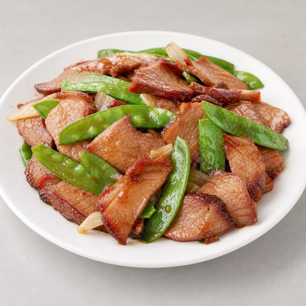 Roast Pork w. Snow Peas — Peking Garden Asian Cuisine Youngsville
