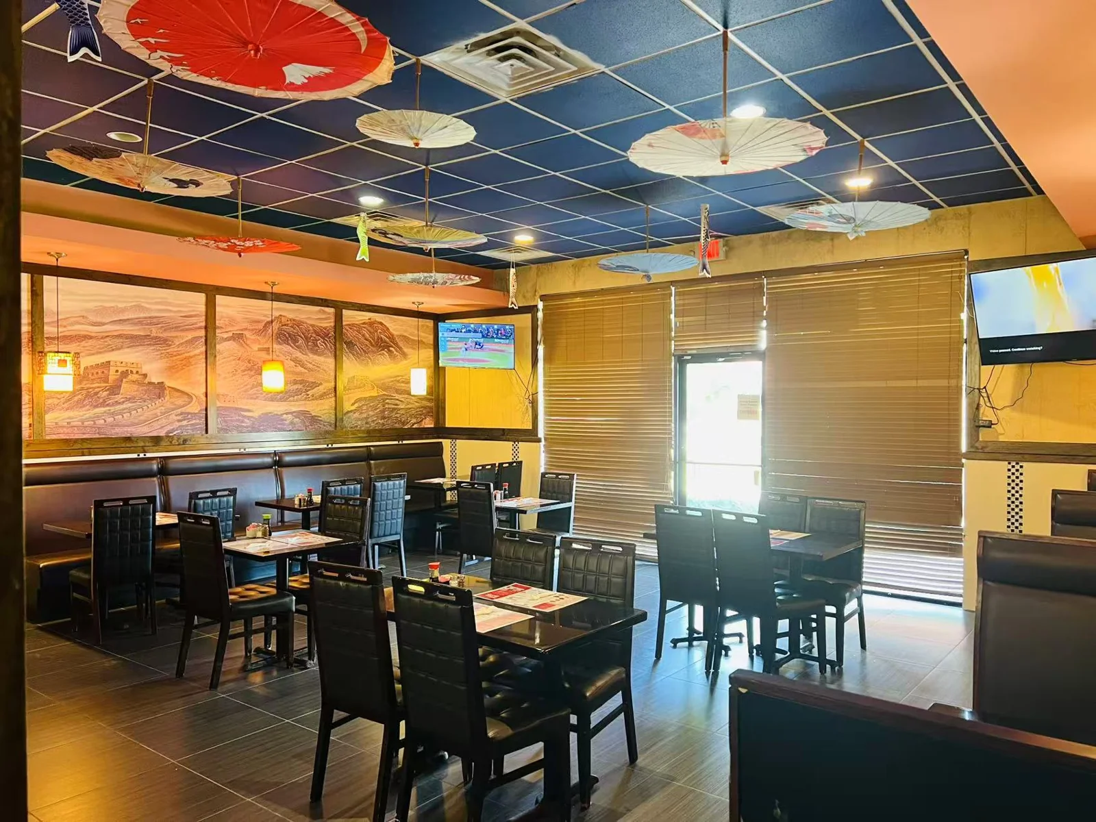 The dining room at Peking Garden Asian Cuisine
